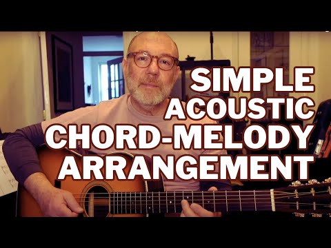 Simple ACOUSTIC CHORD-MELODY Arrangement: Acoustic Guitar magazine's podcast theme.