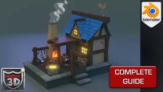 Animated Stylized Blacksmith House video thumbnail