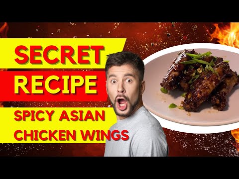 Spicy Asian Oven Baked Chicken Wings