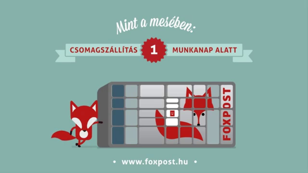 FOXPOST - Mint a mesében: csomagszállítás egy nap alatt