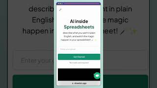 Streamline Your Spreadsheet Workflow with SheetAI app  The Ultimate Productivity Tool