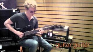 Video thumbnail for Ibanez RGA7-BK RG Series 7 String Active HH: Testing123reviews @ Guitar Guitar Epsom by Josh Wibaut