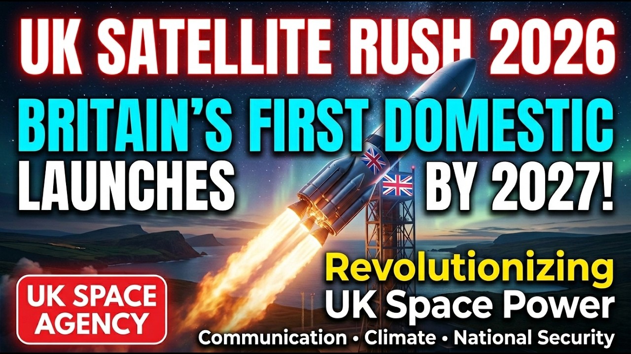 UK Space Agency's Satellite Rush: Britain's First Domestic Launches by 2027!