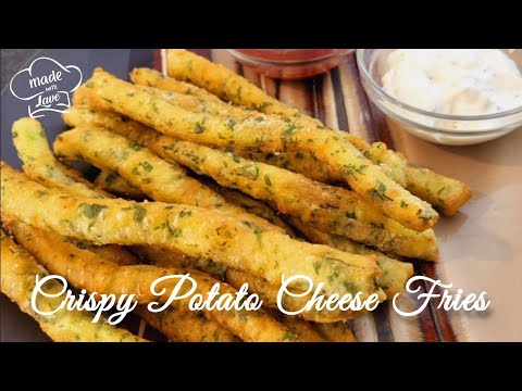 Crispy Potato Cheese Fries Recipe