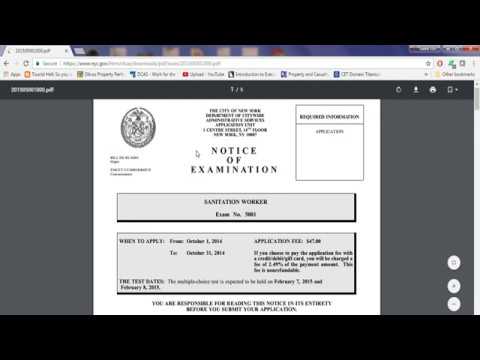 Dsny Sanitation Test
