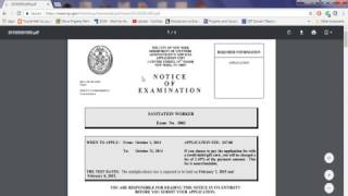 Sanitation Exam 5001 DSNY