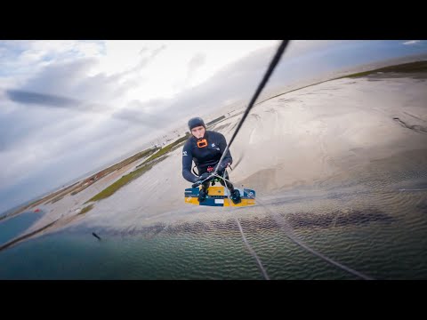 BIG AIR Kitesurfing in the POND | First Session of the Year in Büsum