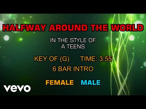 A*Teens - Halfway Around The World (Karaoke)