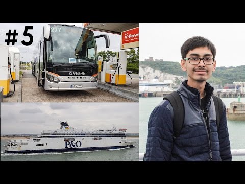 #5. India To Europe Trip - Day 2| London To Paris| P&O Ferry| Camponile Hote|UK To France|#RCTravels Video