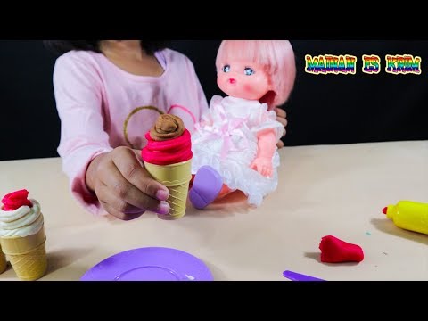 Make ice cream toys - My favorite Red and White Chocolate !!