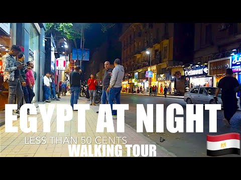 🇪🇬 Walking thru Downtown Cairo at Night & Cheap Hotel Room | Egypt Ep 7 | F•A•M