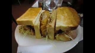 カフェ バイル カツサンド　アイス珈琲　レーコー　BAIRU