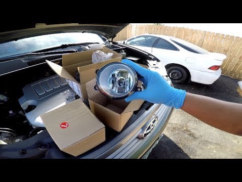 Fog light install - Toyota Highlander 2008 - 2010