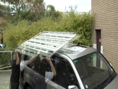 RHINO RACK - Pioneer Alloy Platform Rack (how to install - pad mount)