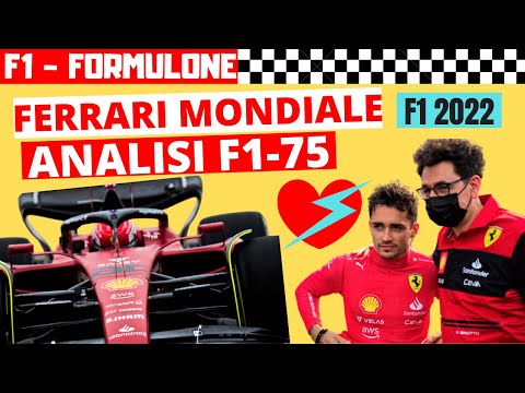 Ferrari 2022 mondiale. Analisi della F1 75