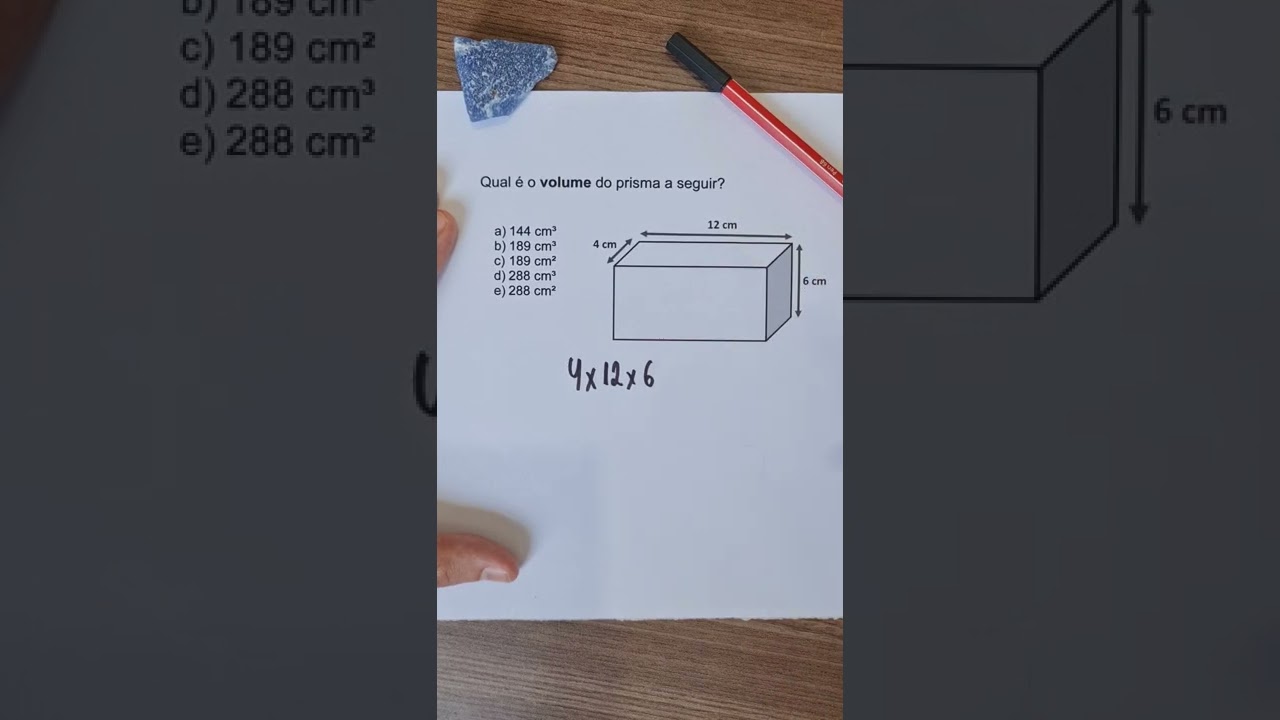 Geometria Espacial! #Matemática #enem #concursos #educação
