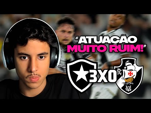RENATO REAGE: BOTAFOGO 3 X 0 VASCO | MELHORES MOMENTOS | 32ª RODADA BRASILEIRÃO 2025 | ge.globo