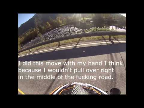 Norwegian unmarked cop car getaway