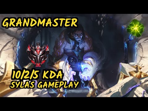 ONE Brucer (SYLAS) vs AKALI - 10/2/5 KDA MID GAMEPLAY - BR Ranked GRANDMASTER