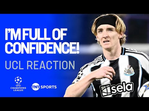 Anthony Gordon enjoyed Newcastle's emphatic win against Union SG in the Champions League 🙌