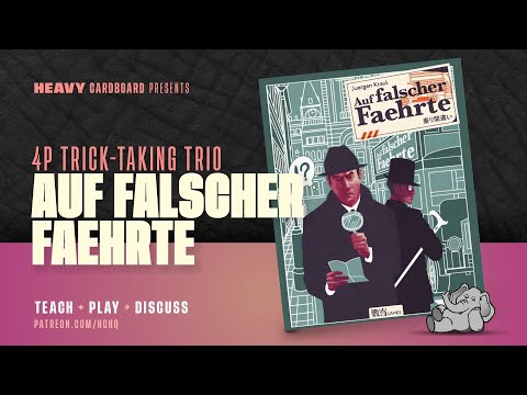 Auf falscher Faehrte - 4p Teaching, Play-through, & Roundtable by Heavy Cardboard