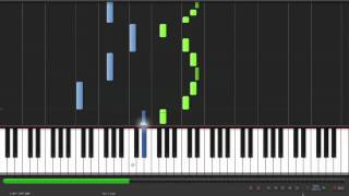 Dax Johnson, Bright Eyes, piano tutorial Synthesia