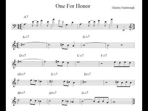 Charles Fambrough - One For Honor 90 (with chords)