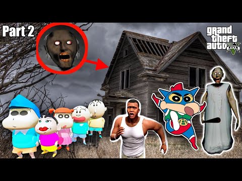 Franklin and Shinchan and his Friends Fight With Granny in gtav ! Amaan Ansari (Part 2)