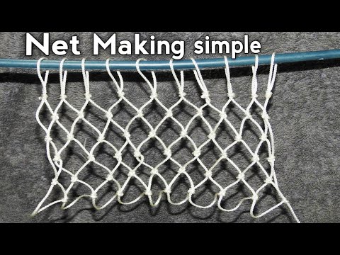 how to make a net | Diy Simple Net | net making |