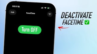 How To Turn Off Facetime On iPhone!