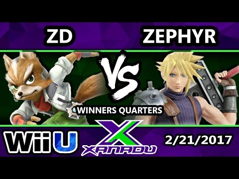 S@X 190 - InC | ZD (Fox) Vs. Zephyr (Cloud) - SSB4 Winners Quarters - Smash for Wii U - Smash 4