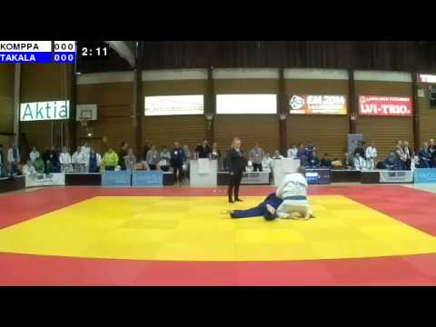 Sovelletun judon SM 2014: Sov N-78: KOMPPA - TAKALA