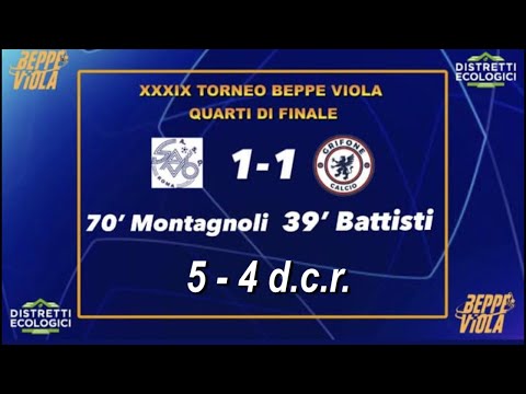 XXXIX Torneo Beppe Viola | Quarti di Finale, Savio - Grifone 1-1 (5-4 d.c.r.)