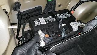Hybrid Ford fusion small battery replacement