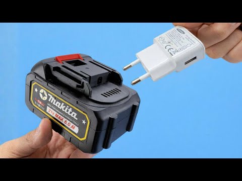 Never Buy Drill Batteries Again! Use a Regular Phone Charger and Watch What Happens 🔋