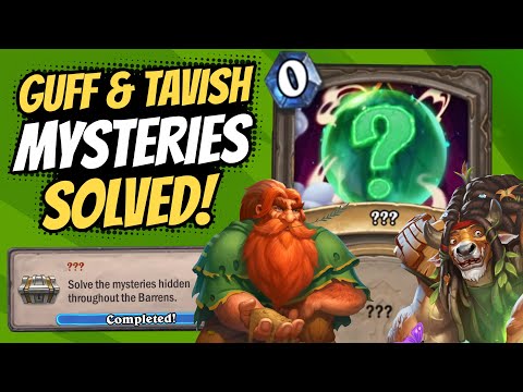 GUFF & TAVISH MYSTERIES SOLVED!! Here's how...