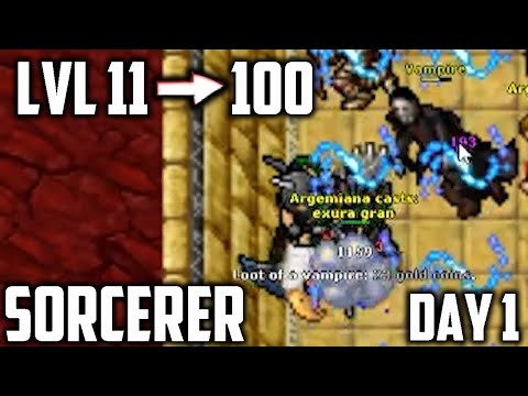 Sorcerer: From LVL 14 to 100 in 6 DAYS - Part 1 (Day 1)
