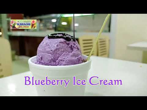 Scoop Ice Cream #Blueberry #KarachiIceCream