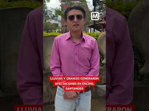 Emergencias por fuertes lluvias en Encino, Santander.