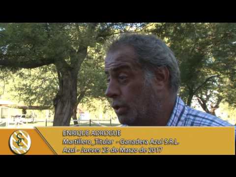 23-03-17 Nota Enrique Adrogue - Nestor I. Goenaga y Ganadera Azul - Azul.