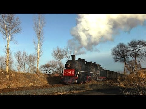 China - last steam in mongolia, part 2, Yuanbaoshan district, april 2013