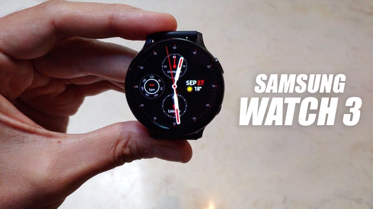 Galaxy Watch 3 - HANDS ON VIDEO (EXCLUSIVE) - YouTube