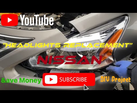 Remove/install the Headlights & Bumper on 2013 Nissan Altima S (DIY & $ave).#headlights.