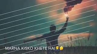 Koi puchhe mere dil se kaise ye jahr piya hai hindi whatsapp status video songs