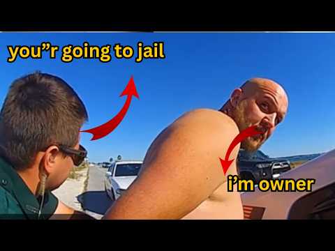 Male Karen Tries Intimidating Officer — Instantly Regrets It