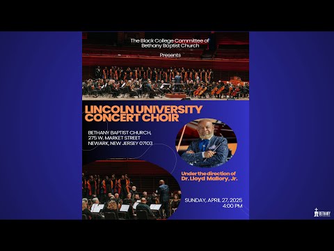 4/27/25 - The Lincoln University Concert Choir Spring Concert