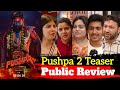 Pushpa 2 The Rule Teaser | Pushpa 2 Teaser Review, Pushpa 2 Teaser Public Review #pushpa2therule