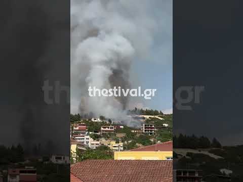 Θεσσαλονίκη: Φωτιά πίσω από το νοσοκομείο Παπαγεωργίου – Ήχησε το 112 3 YouTube thumbnail
