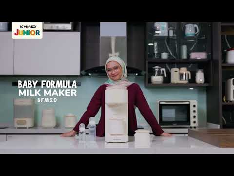 Baby Formula Milk Maker BFM20 | From Powder to Perfect Bottle in One Touch | KHIND Junior