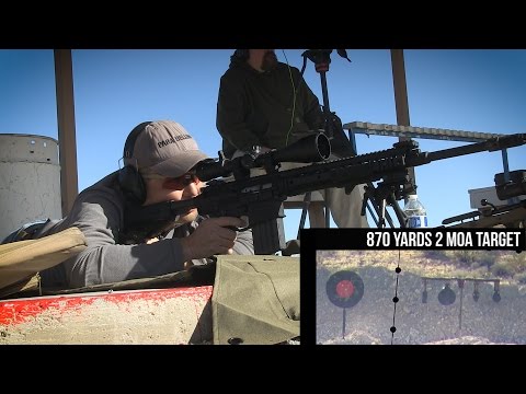 Knights SR-25 .308 @ 870 Yards with Target Cam